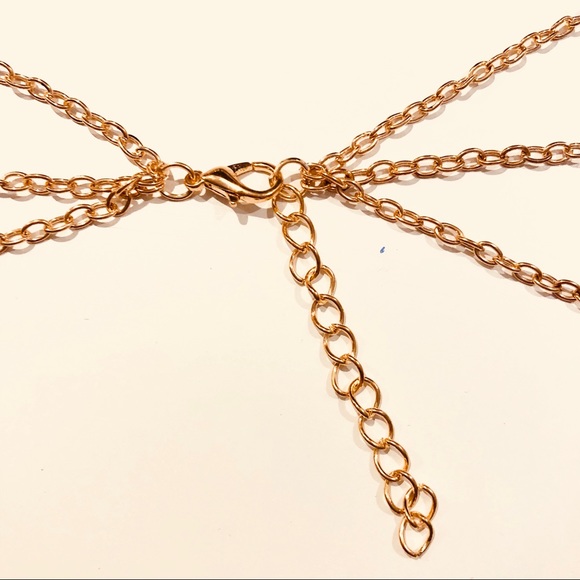 3 Layer Gold-Tone Sexy Beach Bikini Belly Chain - Picture 7 of 7